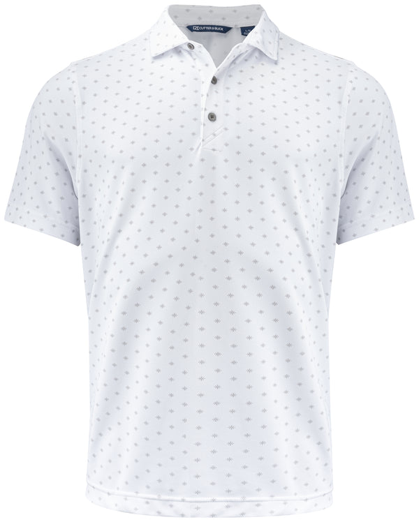 Cutter & Buck Virtue Polo Printed Men - White