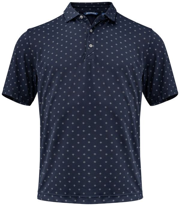 Cutter & Buck Virtue Polo Printed Men - Dark Navy