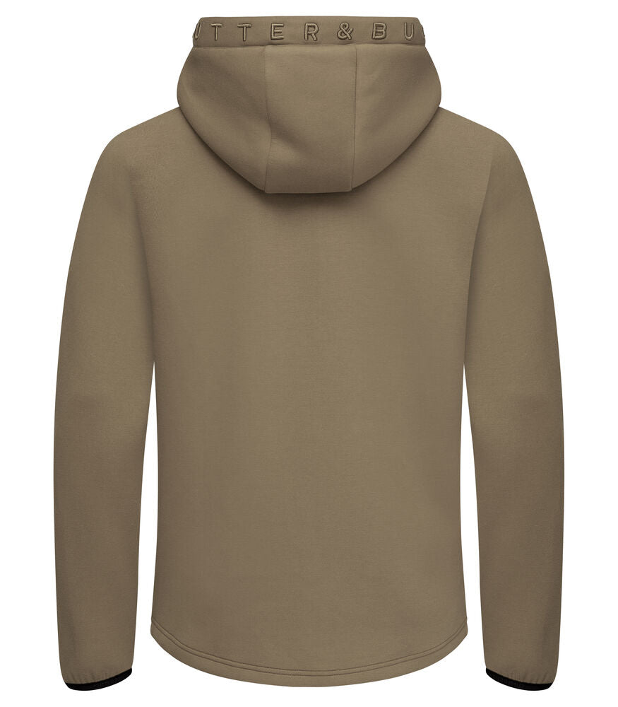 Cutter & Buck Pemberton Hood Full Zip Men Hættetrøje Herre – Khaki -