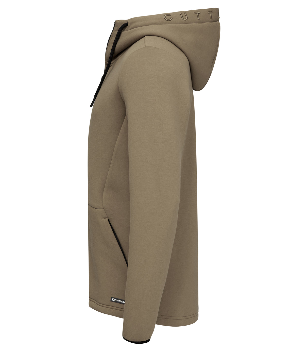 Cutter & Buck Pemberton Hood Full Zip Men Hættetrøje Herre – Khaki -