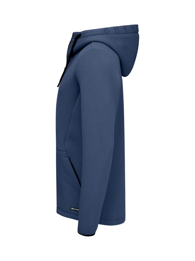 Cutter & Buck Pemberton Hood Full Zip Men Hættetrøje Herre – Ensign Blue