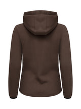 Cutter & Buck Pemberton Hood Full Zip Women Hoodie Dame - Dark Mocca