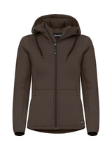Cutter & Buck Pemberton Hood Full Zip Women Hoodie Dame - Dark Mocca