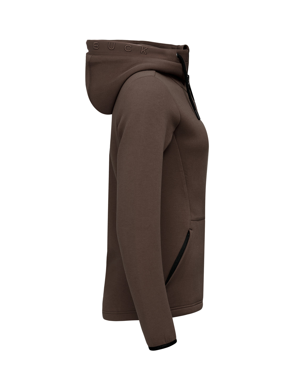 Cutter & Buck Pemberton Hood Full Zip Women Hoodie Dame - Dark Mocca