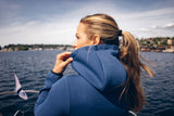 Cutter & Buck Pemberton Hood Full Zip Women Hoodie Dame - Dark Mocca