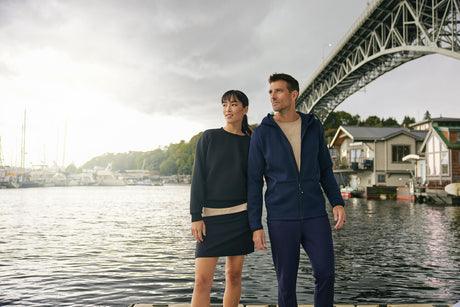 Cutter & Buck Pemberton Hood Full Zip Men Hættetrøje Herre – Khaki -