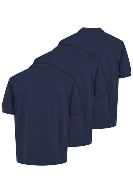 Kappa Logo Maltaxita MSS Polo-shirt Herre - Blue Marine -