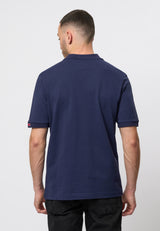 Kappa Logo Maltaxita MSS Polo-shirt Herre - Blue Marine -