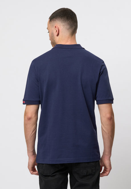 Kappa Logo Maltaxita MSS Polo-shirt Herre - Blue Marine -