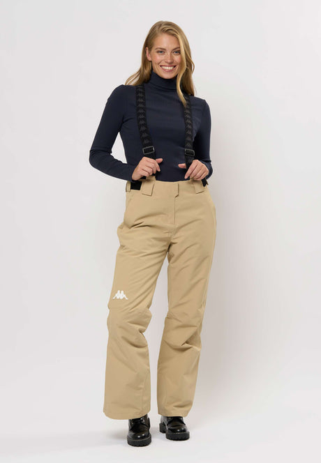 Kappa Naviasy Woman Skibukser Dame - Beige Sabbia -
