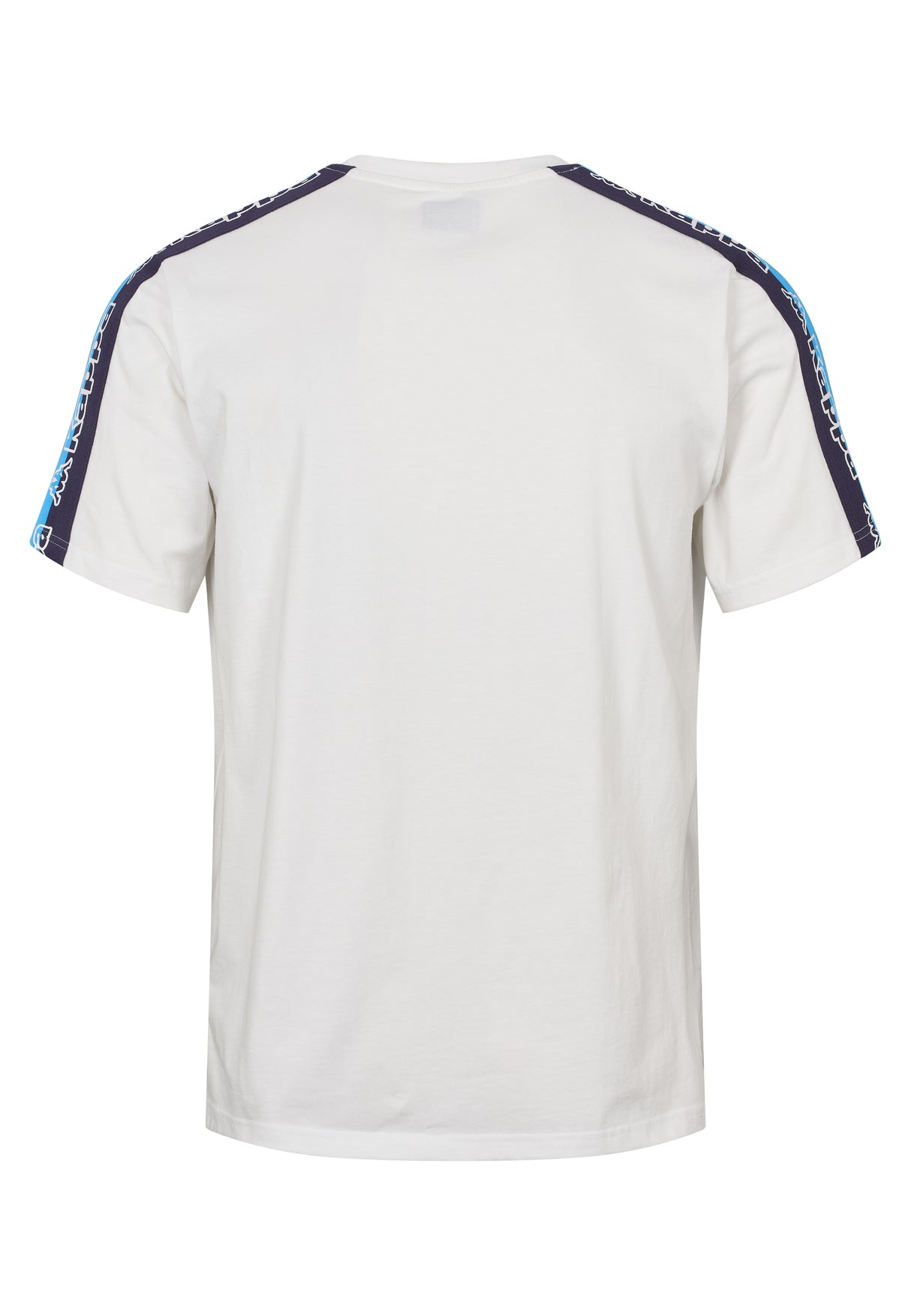 Kappa Logo Tape Gramio T-shirt - Hvid og Blå -