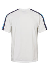 Kappa Logo Tape Gramio T-shirt - Hvid og Blå -