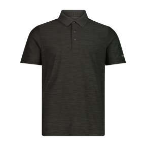 CMP Men's Mèlange Stretch Jersey Poloshirt Polo T-shirt Herre - Pine Melange - Pine Melange