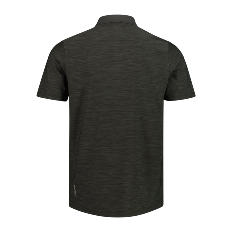 CMP Men's Mèlange Stretch Jersey Poloshirt Polo T-shirt Herre - Pine Melange -