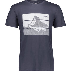 CMP Man Functional T-Shirt Stretch Herre - Antracite-Bamboo - Antracite-Bamboo