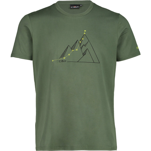 CMP Man Functional T-Shirt Stretch Herre - Muschio - Muschio