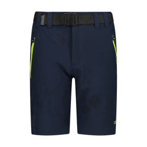 CMP Outdoor Bermuda Shorts Med Bælte Børn - B.Blue-Limegreen - B.Blue-Limegreen