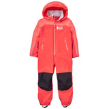 Helly Hansen K Guard Playsuit Regndragt Børn - Hot Coral 104 cm 4 år