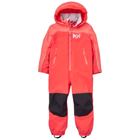 Helly Hansen K Guard Playsuit Regndragt Børn - Hot Coral - Hot Coral