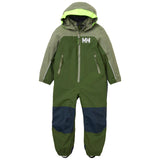 Helly Hansen K Guard Playsuit Regndragt Børn - Seaweed Green 104 cm 4 år