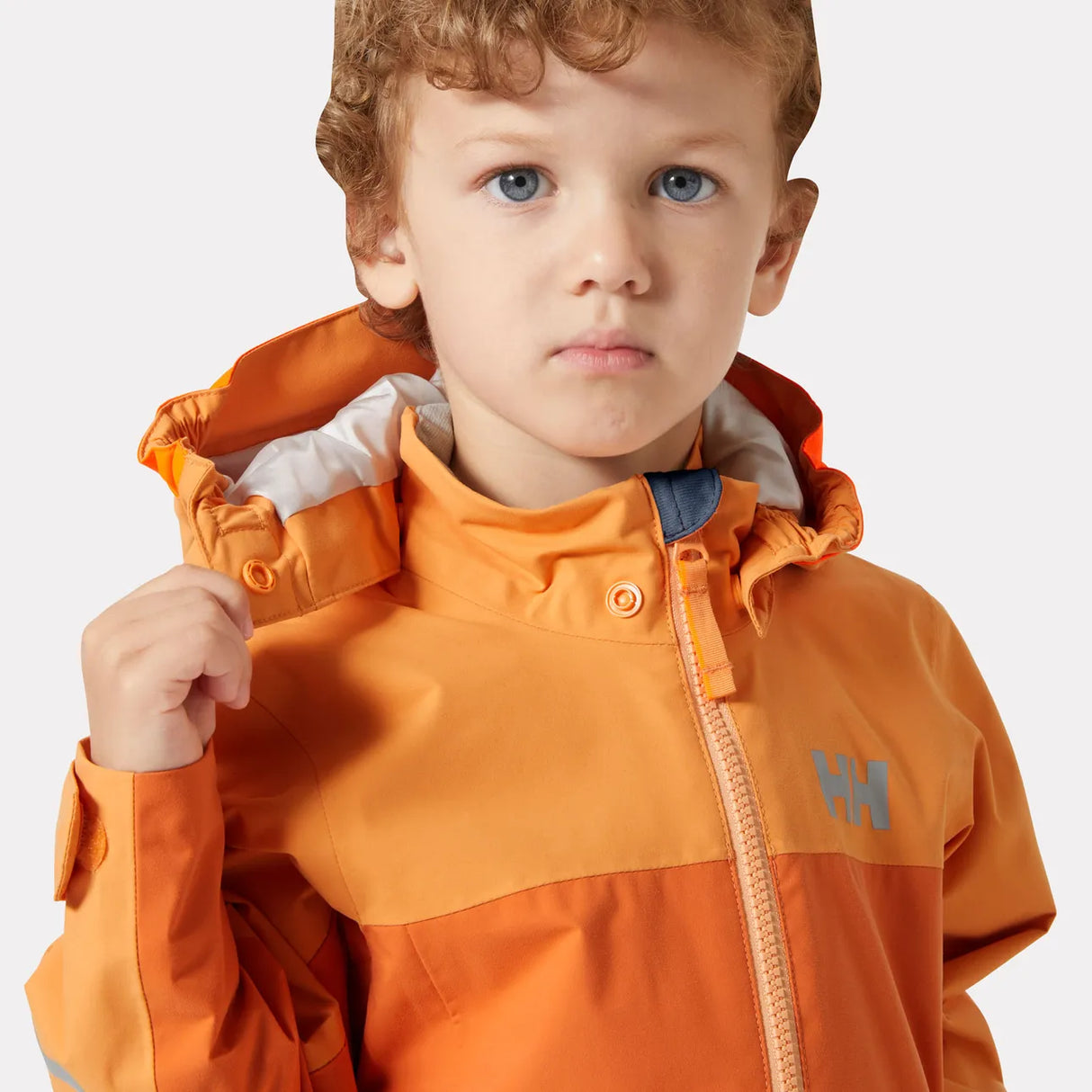 Helly Hansen Kids' Shelter Outdoor Jacket 2.0 Regnjakke Børn - Bonfire