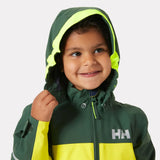 Helly Hansen Kids' Shelter Outdoor Jacket 2.0 Regnjakke Børn - Cyber Lime