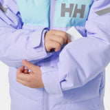 Helly Hansen Kids’ Vertical Insulated Ski Jacket Skijakke Børn - Bright Lavender -