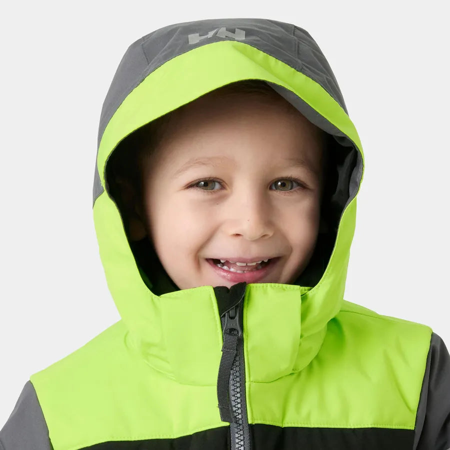 Helly Hansen Kids’ Vertical Insulated Ski Jacket Skijakke Børn - Thunder Grey