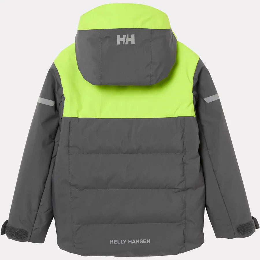 Helly Hansen Kids’ Vertical Insulated Ski Jacket Skijakke Børn - Thunder Grey