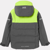 Helly Hansen Kids’ Vertical Insulated Ski Jacket Skijakke Børn - Thunder Grey