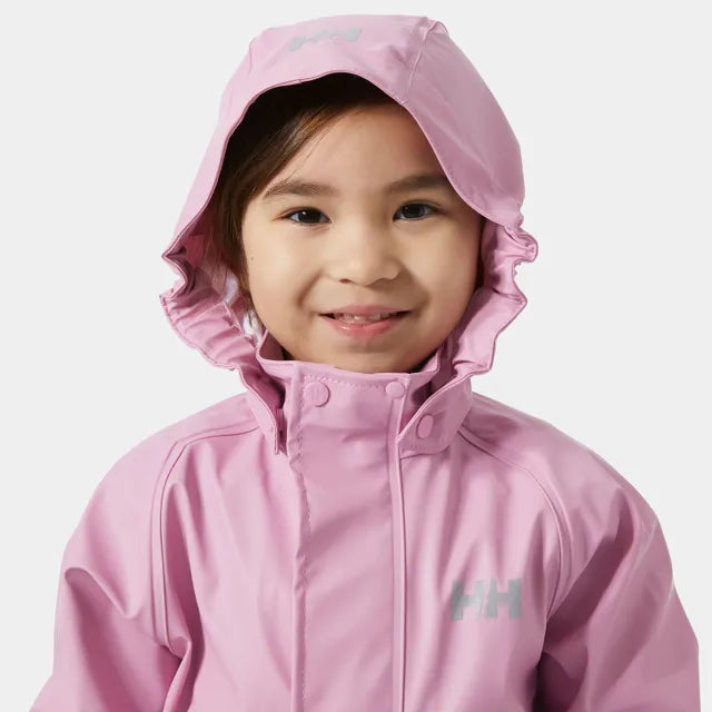 Helly Hansen Kids' Bergen 2.0 PU Rainset Regnsæt Børn - Meta Pink - - 40510_089-2-feature1