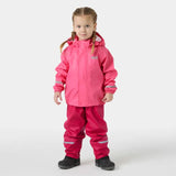 Helly Hansen Kids' Bergen 2.0 PU Rainset Regnsæt Børn - Cranberry