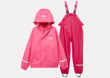 Helly Hansen Kids' Bergen 2.0 PU Rainset Regnsæt Børn - Cranberry