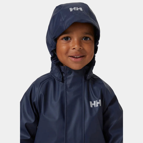 Helly Hansen Kids' Bergen 2.0 PU Rainset Regnsæt Børn - Navy -