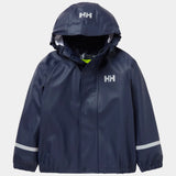 Helly Hansen Kids' Bergen 2.0 PU Rainset Regnsæt Børn - Navy -