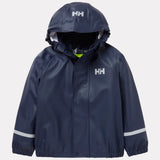 Helly Hansen Kids' Bergen 2.0 PU Rainset Regnsæt Børn - 598 Navy