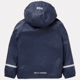 Helly Hansen Kids' Bergen 2.0 PU Rainset Regnsæt Børn - 598 Navy