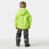 Helly Hansen Kids' Bergen 2.0 PU Rainset Regnsæt Børn - Thunder Green