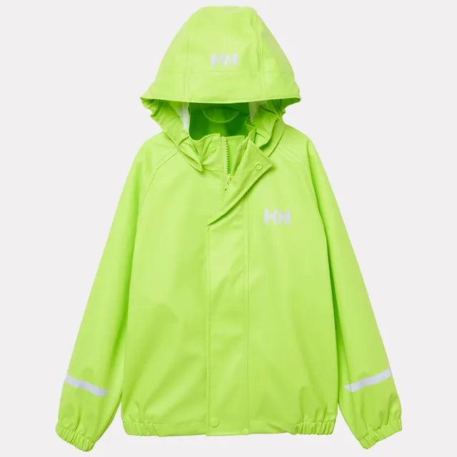 Helly Hansen Kids' Bergen 2.0 PU Rainset Regnsæt Børn - Thunder Green