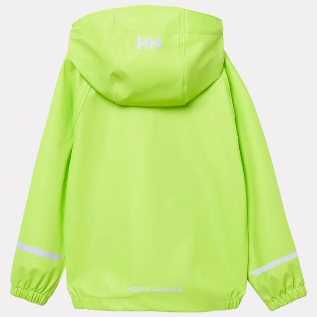 Helly Hansen Kids' Bergen 2.0 PU Rainset Regnsæt Børn - Thunder Green