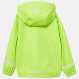 Helly Hansen Kids' Bergen 2.0 PU Rainset Regnsæt Børn - Thunder Green