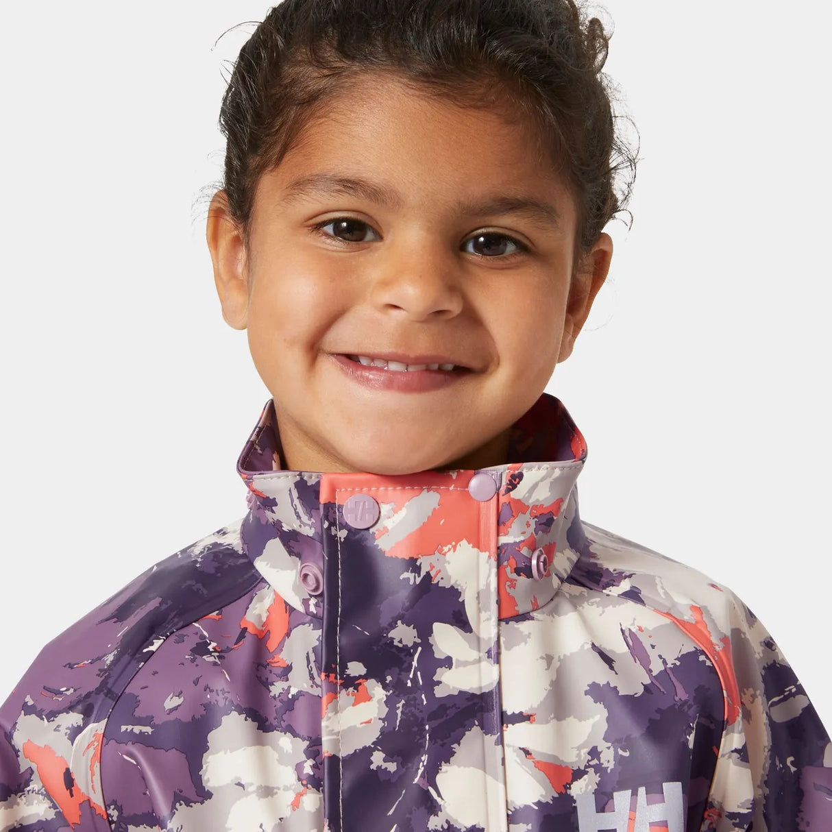 Helly Hansen Kids' Bergen PU AOP Regnsæt Børn - Purple Clay -