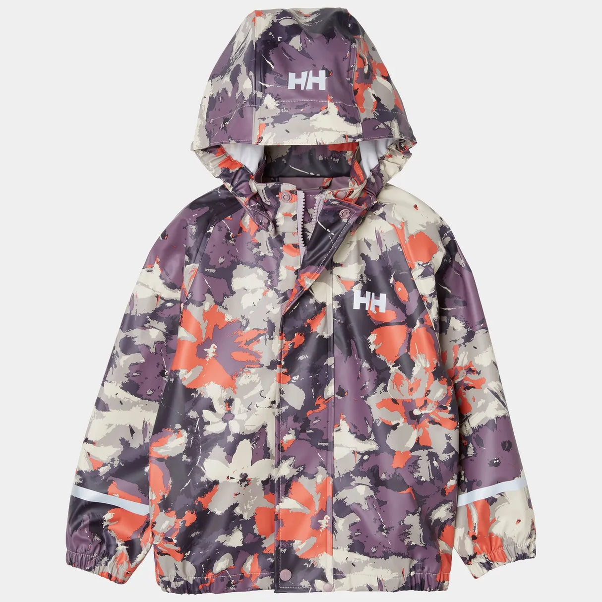 Helly Hansen Kids' Bergen PU AOP Regnsæt Børn - Purple Clay -