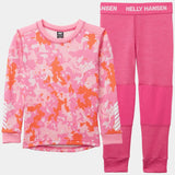 Helly Hansen Kids' Graphic LIFA® Merino Wool Base Layer Set Skiundertøj Børn