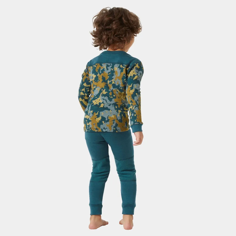 Helly Hansen Kids' Graphic LIFA® Merino Wool Base Layer Set Skiundertøj Børn -