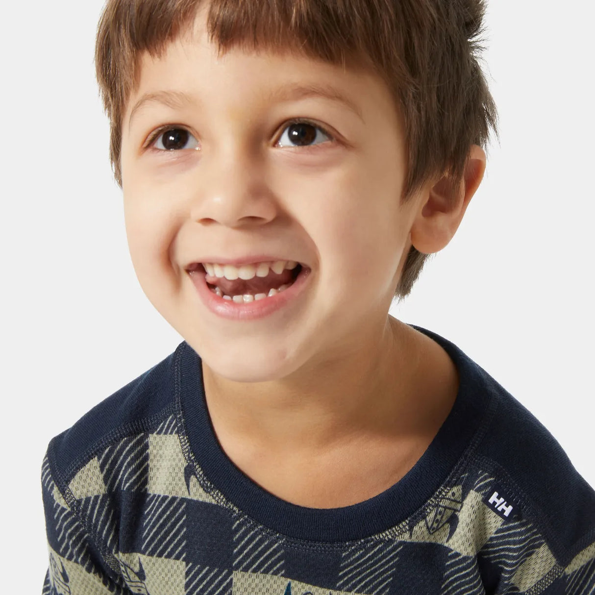 Helly Hansen Kids' Graphic LIFA® Merino Wool Base Layer Set Skiundertøj Børn - Navy AOP -