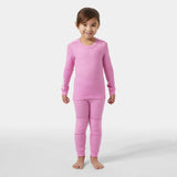 Helly Hansen Kids' LIFA® Merino Wool Base Layer Set Skiundertøj Børn - Meta Pink - Meta Pink