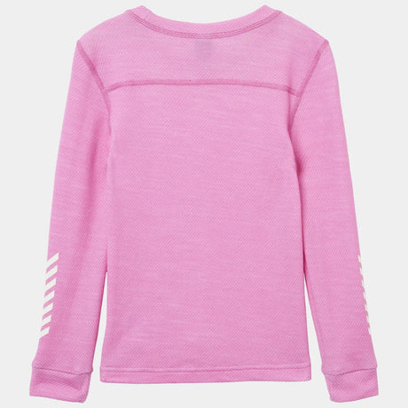 Helly Hansen Kids' LIFA® Merino Wool Base Layer Set Skiundertøj Børn - Meta Pink -