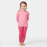 Helly Hansen Kids' LIFA® Merino Wool Base Layer Set Skiundertøj Børn - Dragon Fruit - Dragon Fruit