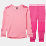 Helly Hansen Kids' LIFA® Merino Wool Base Layer Set Skiundertøj Børn - Dragon Fruit -